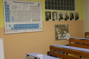 Trieda v základnej škole Pri kríži