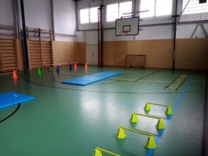 Telocvičňa pre žiakov základnej školy Pri kríži